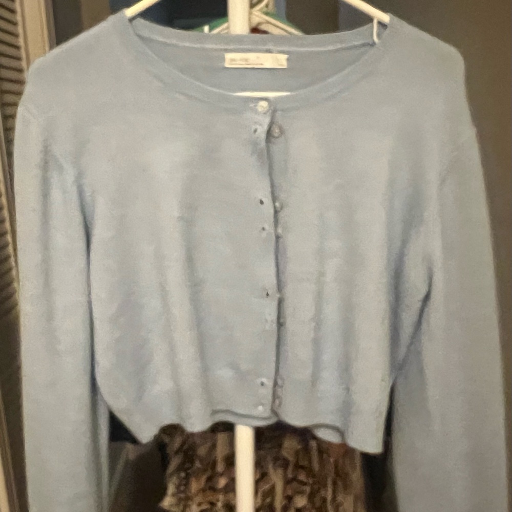 Chic Light Blue Cardigan